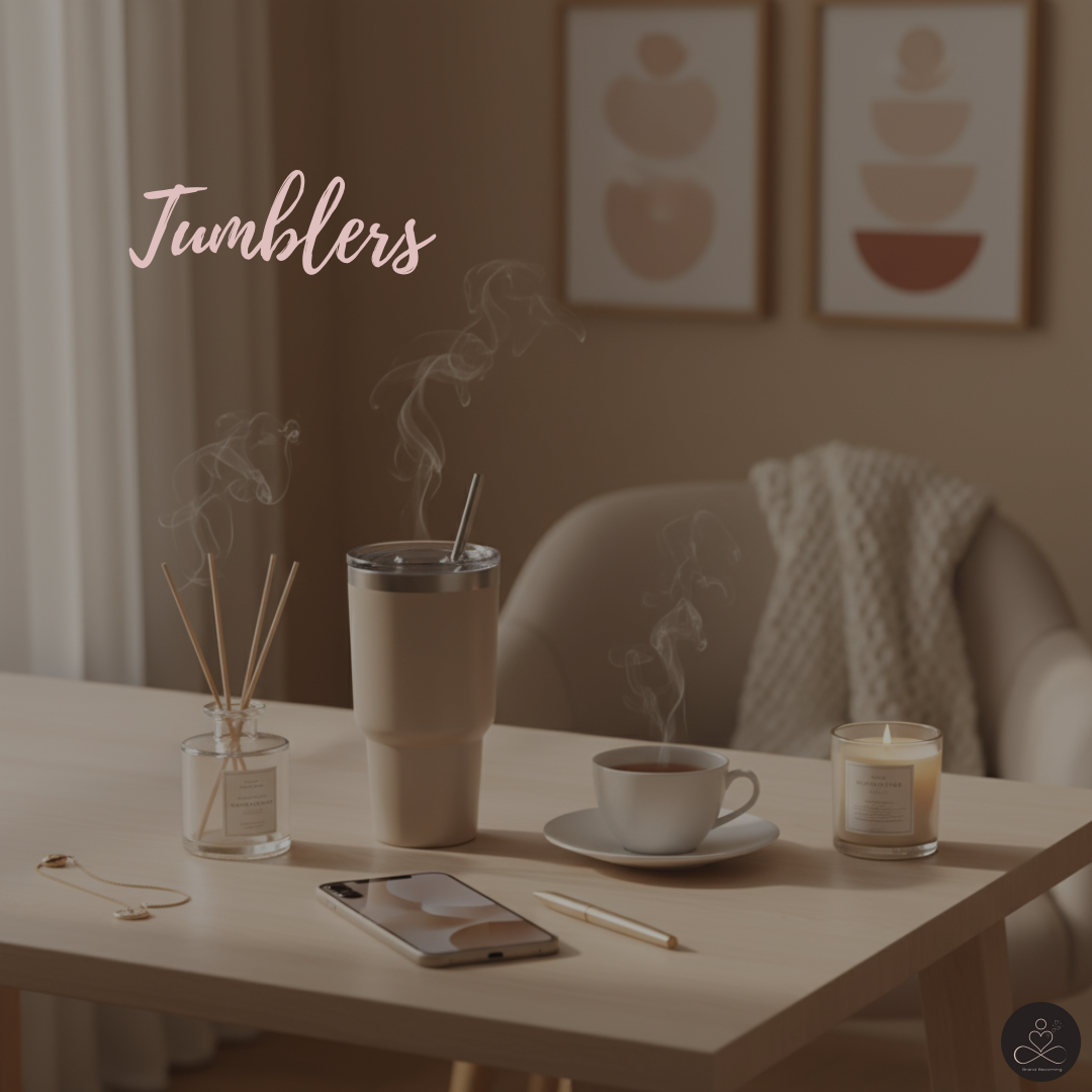 Brand Becoming Tumbler Collection by Andrea Callahan