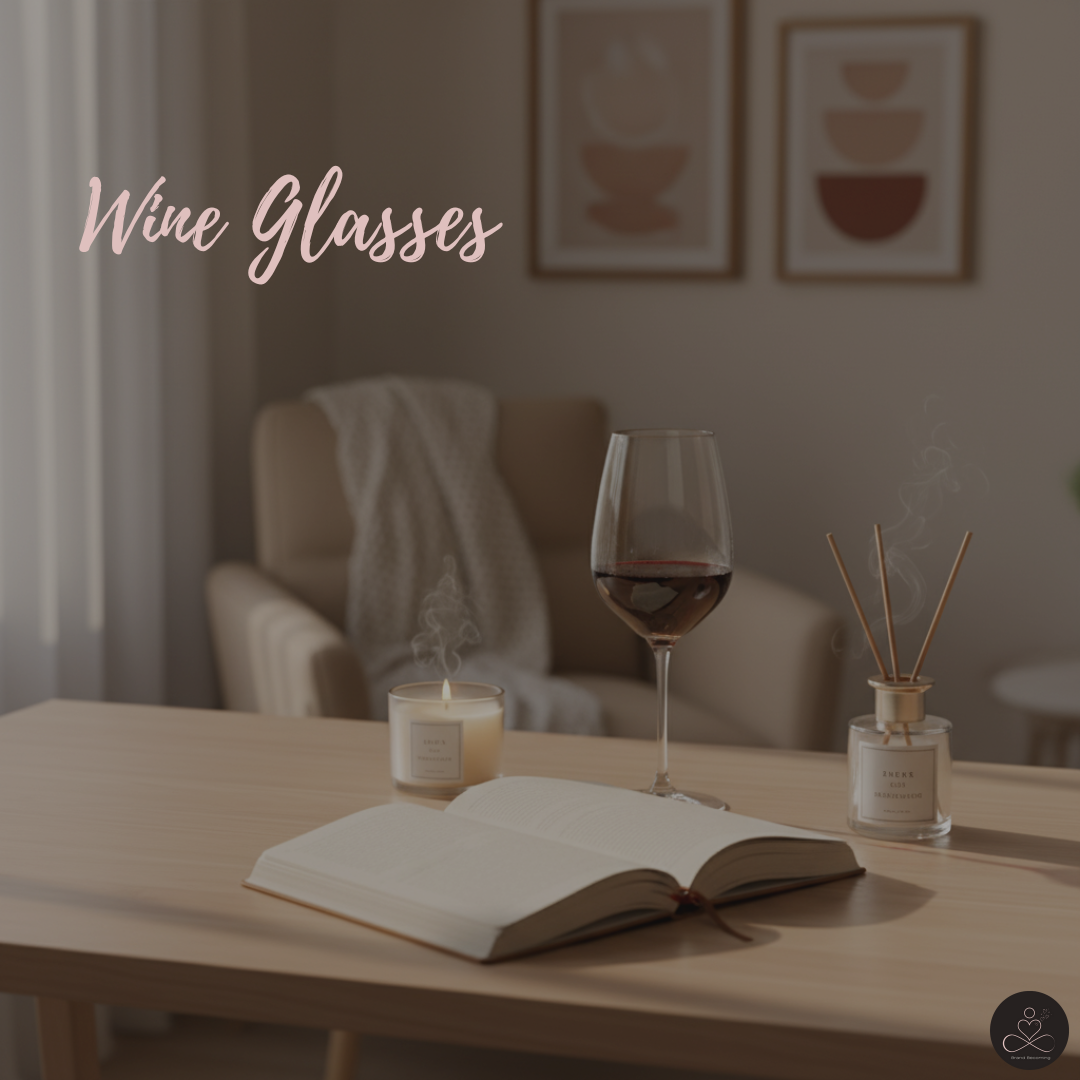 Brand Becoming Wine Glass Collection by Andrea Callahan